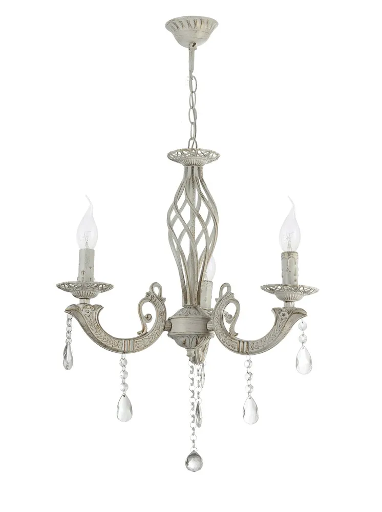 Candelabru Pandora Alb Vintage 3xE14 60W