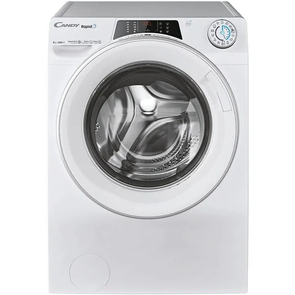 CANDY Masina de Spalat Rufe Frontala Candy, RO 1284DWMST/1-S, Wi-Fi, 8 kg, 1200rpm, Clasa A, Alb