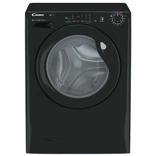 CANDY Masina spalat, Candy, incarcare frontala, 10 kg, 1200 rpm, Kg dectector, clasa E, negru
