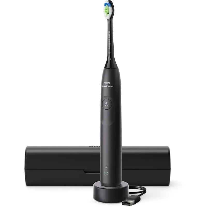 CANDY Periuta de dinti electrica PHILIPS Sonicare 5300 HX7101/02, 62000 miscari/minut, 1 program, 1 capat, Negru