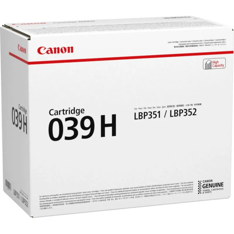 Canon Canon 039H Cartus Toner Negru  25K (0288C001AA)