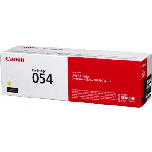 Canon CARTUS TONER YELLOW CRG054Y 1.2K ORIGINAL CANON MF645CX