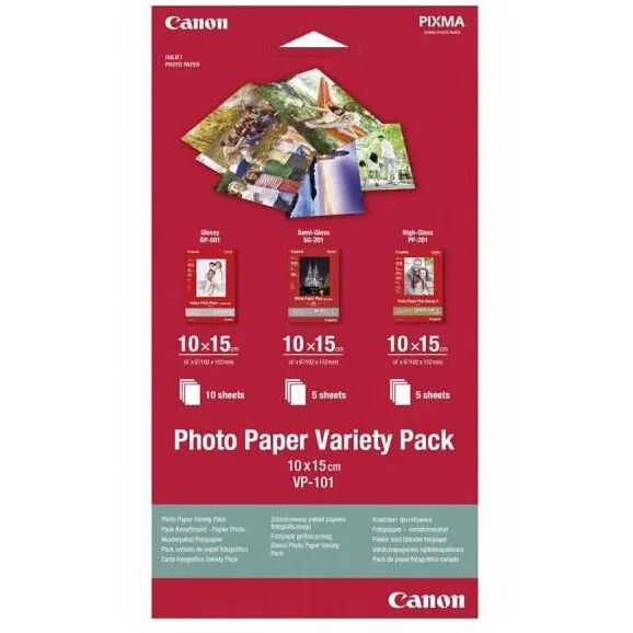 Canon HARTIE CERNEALA CANON VP-101 PHOTO VARIETY PACK 10X15CM