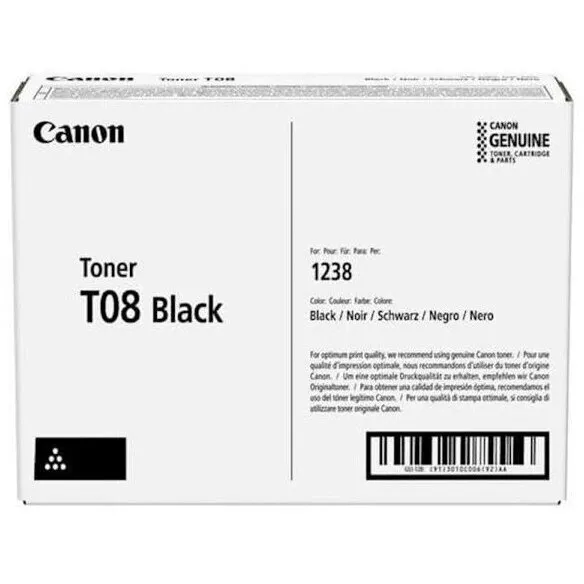 Canon Toner Canon Black CRG-T08 pentru I-Sensys X 1238I, I-Sensys X 1238IF, I-Sensys X 1238P, I-Sensys X 1238PR