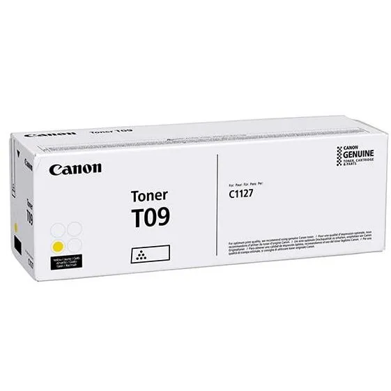 Canon Toner Canon CRG-T09, 5.9k pagini, pentru i-sensys, C1127I/IF/P, Yellow
