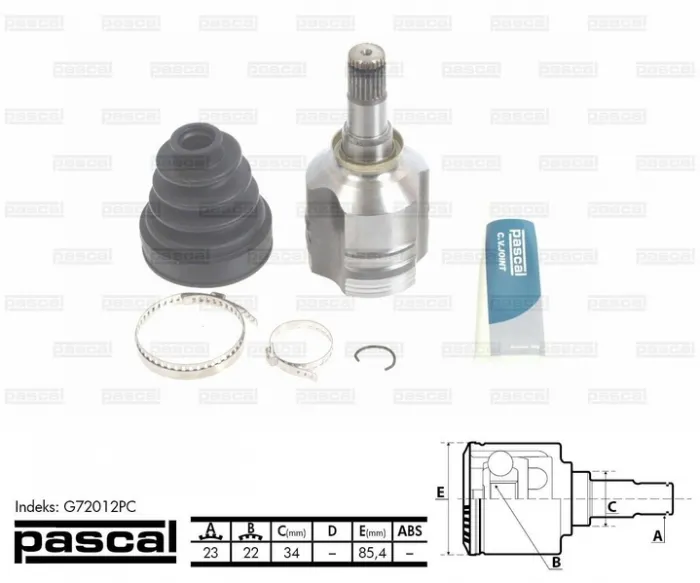 Cap planetara spre cutia de viteze (23z 22z 34mm) TOYOTA AVENSIS 1.6 1.8 2.0 intre 1997-2000