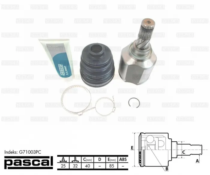 Cap planetara spre cutia de viteze (25z 32z 40mm) NISSAN PRIMERA 2.0 2.0D intre 1990-2001