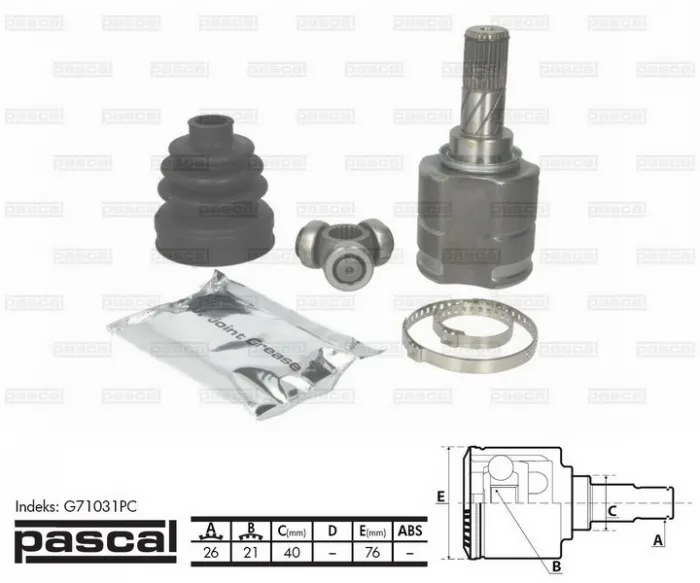Cap planetara spre cutia de viteze (26z 21z 40mm) NISSAN MICRA III 1.0 1.2 1.4 intre 2003-2010