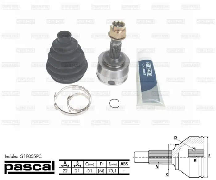 Cap planetara spre roata (22z 21z 51mm) ALFA ROMEO MITO; FIAT GRANDE PUNTO, PUNTO EVO; OPEL CORSA D, CORSA E 1.0-1.4LPG dupa 2005