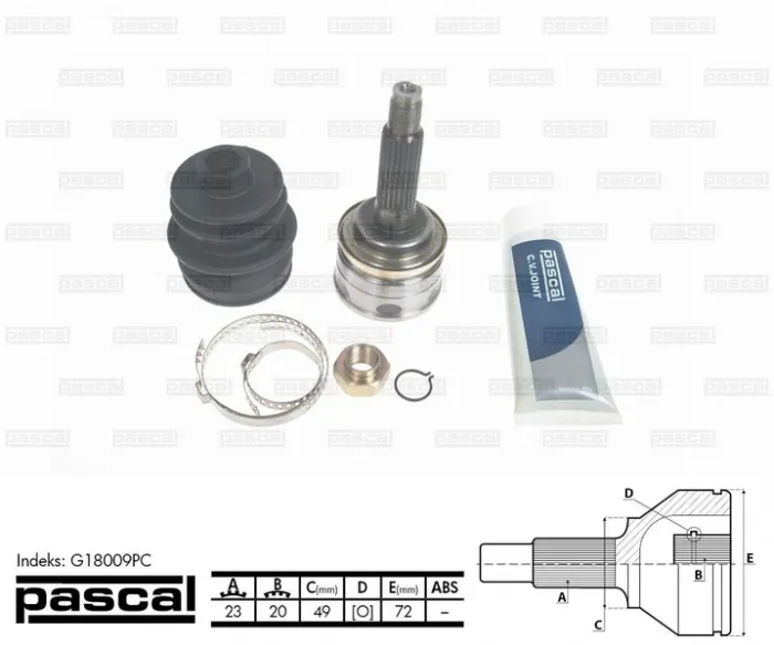 Cap planetara spre roata (23z 20z 49mm) SUZUKI ALTO, SWIFT II 1.0 1.3 intre 1989-2005