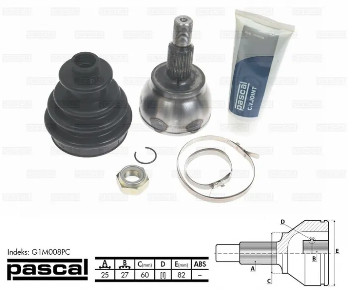 Cap planetara spre roata (25z 27z 60mm) MERCEDES A (W169), B (W245) 1.5-2.0D intre 2004-2012