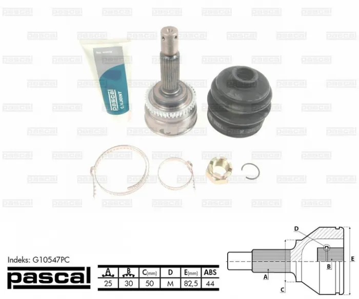 Cap planetara spre roata (25z 30z 50mm; ABS:44) HYUNDAI MATRIX 1.6 intre 2001-2010