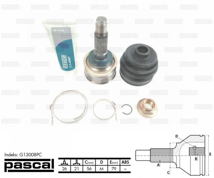 Cap planetara spre roata (26z 21z 56mm) MAZDA 323 C IV, 323 S IV, 626 III, MX-3 1.3-2.2 intre 1988-1997