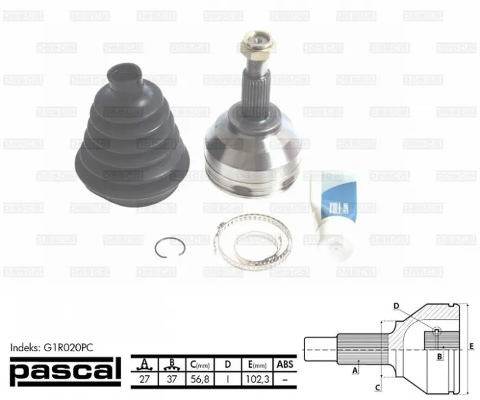 Cap planetara spre roata (27z 37z 56,8mm) RENAULT ESPACE IV, LAGUNA II, LAGUNA III 1.9D-2.2D dupa 2001