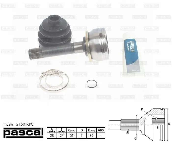 Cap planetara spre roata (28z 27z 56mm) MITSUBISHI PAJERO I 2.3D 2.6 3.0 intre 1982-1990