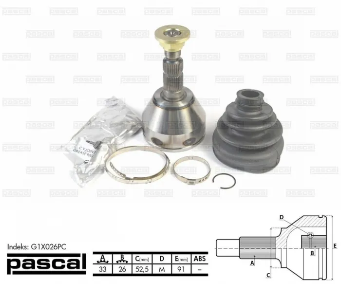 Cap planetara spre roata (33z 26z 52,5mm) OPEL ASTRA H, ASTRA H CLASSIC, ASTRA H GTC, ZAFIRA B 1.7D 1.9D 2.0 dupa 2004