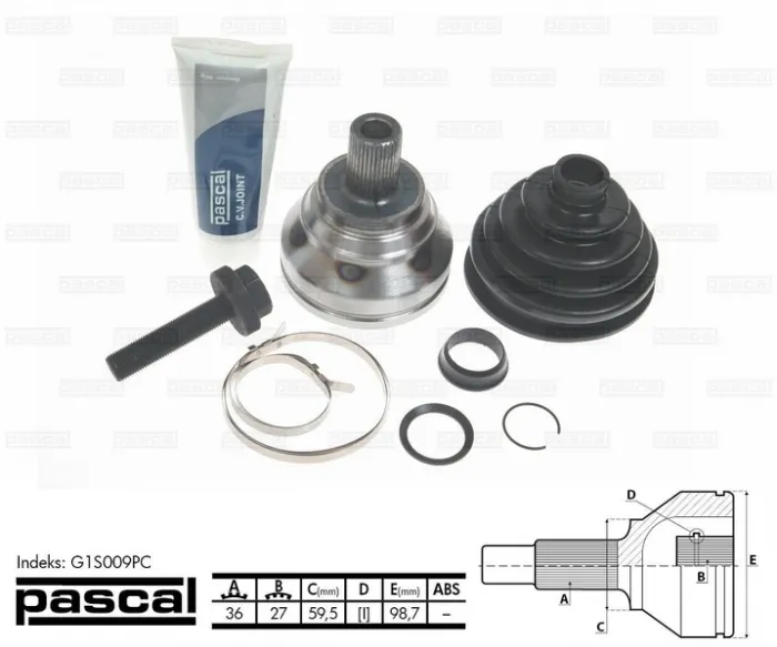 Cap planetara spre roata (36z 27z 59,5mm) AUDI A3, TT; SEAT ALTEA, ALTEA XL, LEON, TOLEDO III; SKODA OCTAVIA II, SUPERB II, YETI; VW CADDY III, EOS, GOLF PLUS, GOLF V, GOLF VI, JETTA III 1.2-3.6 dupa