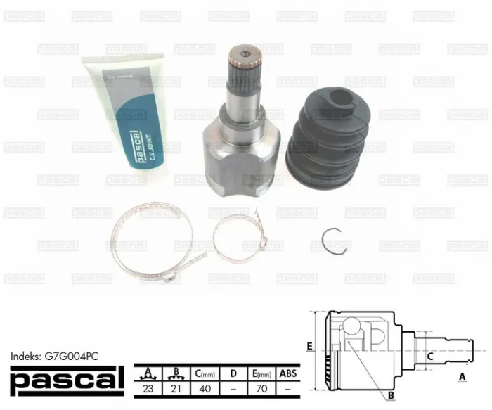 Cap planetara stanga spre cutia de viteze (23z 21z 40mm) FORD FOCUS 1.4 1.6 1.8 intre 1998-2005