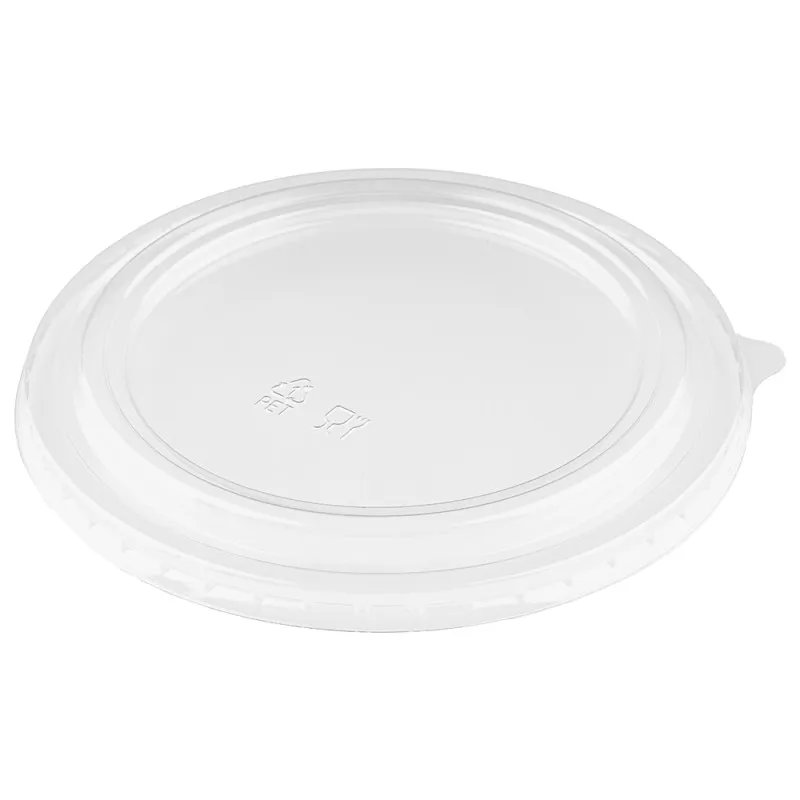 Capace Biodegradabile Compostabile PET, pentru Boluri, 184 mm, 50 Bucati