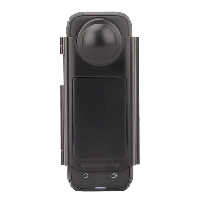 Carcasa cu protectie lentila Sunnylife X4-K811 compatibila cu camera Insta360 X4, Negru