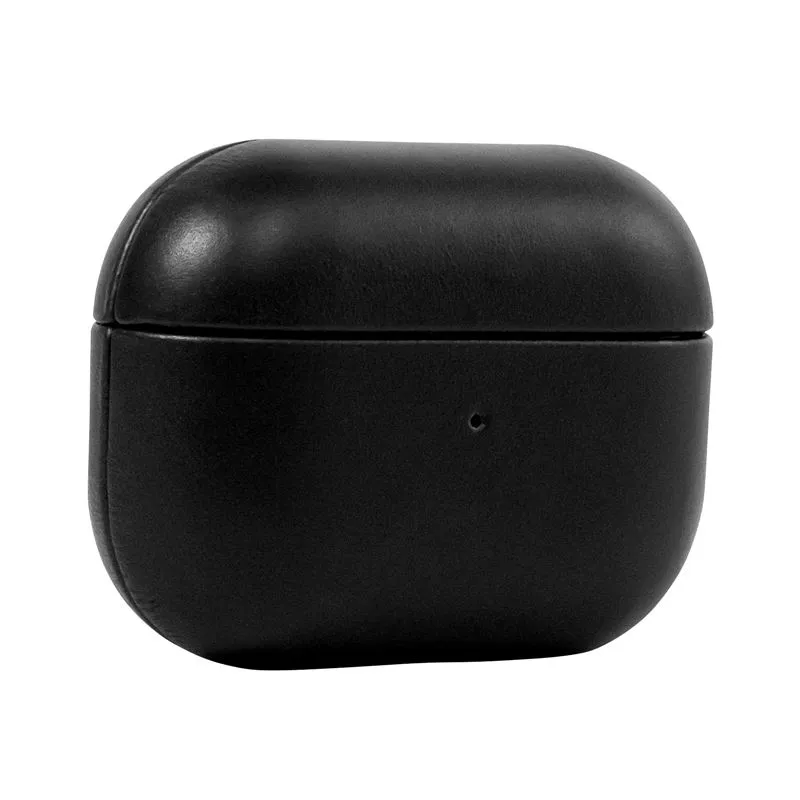 Carcasa din piele Mobile Origin compatibila cu AirPods Pro 2, Negru