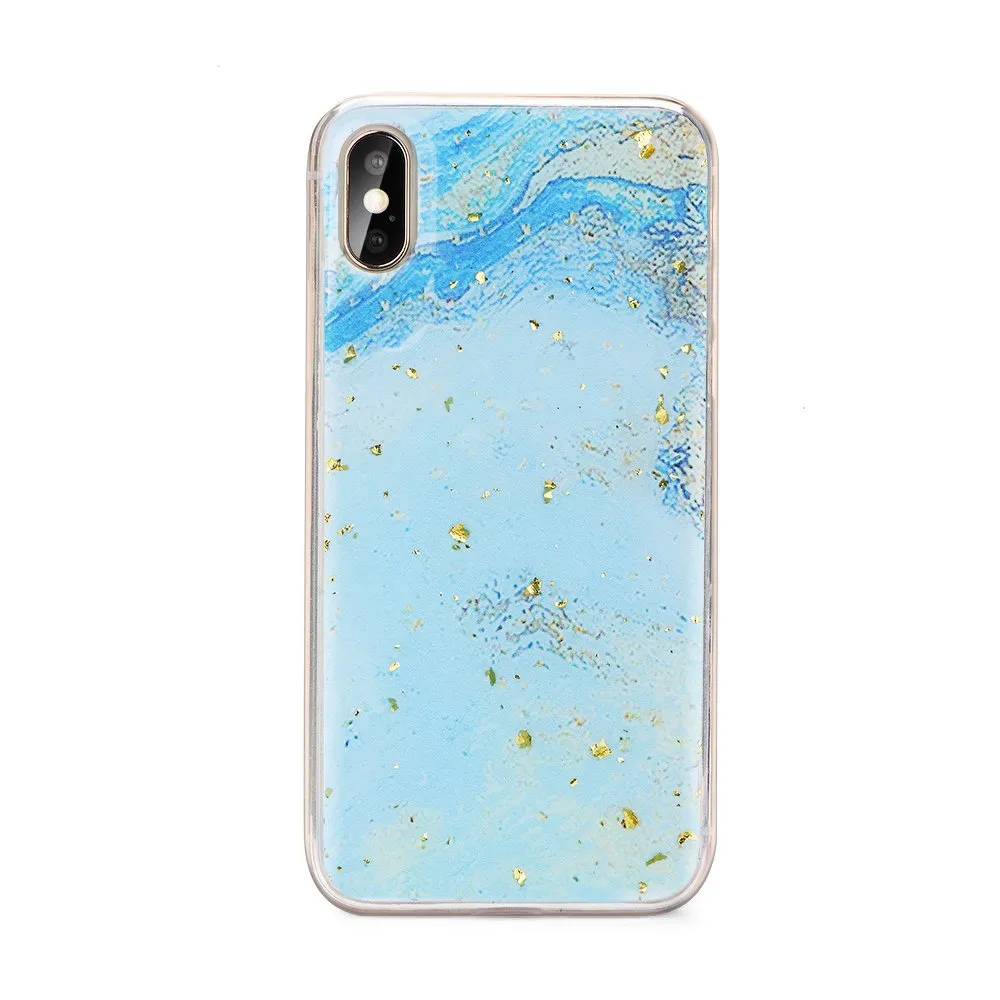 Carcasa Forcell Marble compatibila cu Samsung Galaxy A60 (2019) Blue