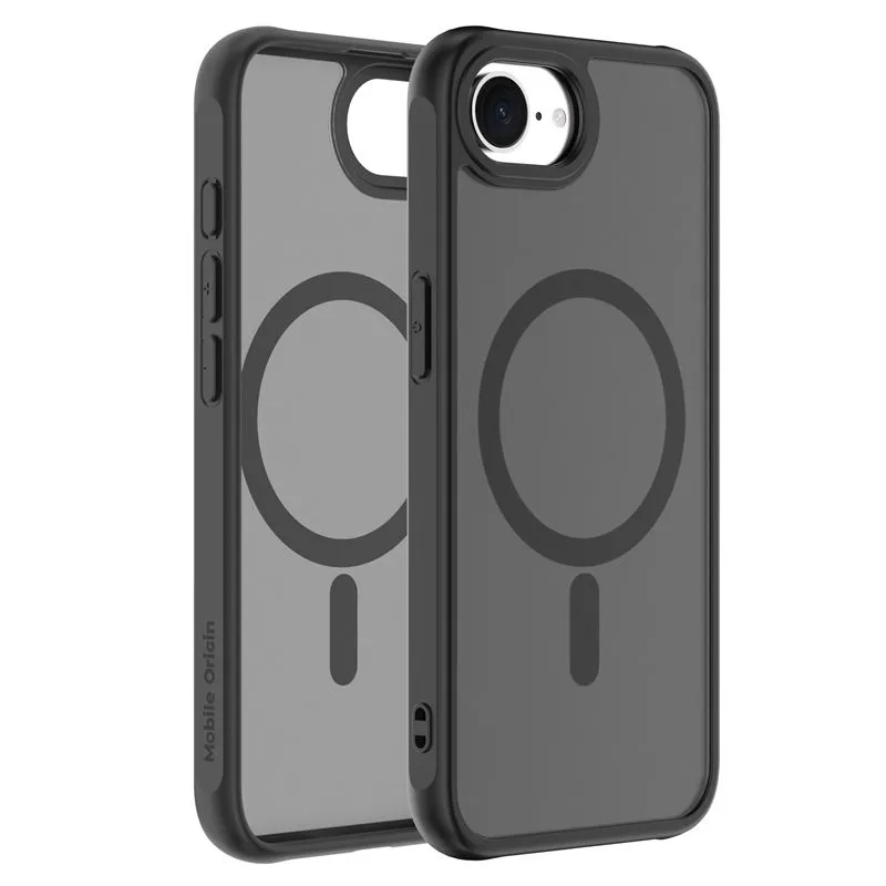 Carcasa Mobile Origin Easy Hybrid cu MagSafe compatibila cu iPhone 16e, Matte Black