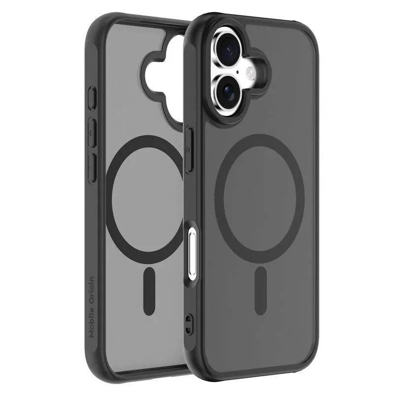 Carcasa Mobile Origin Easy Hybrid cu MagSafe compatibila cu iPhone 17, Matte Black