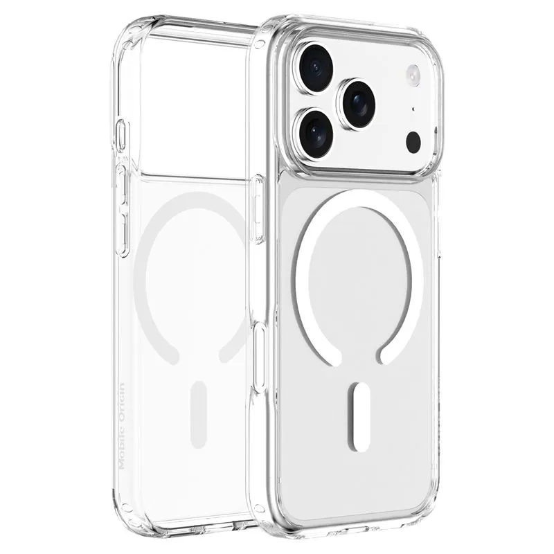 Carcasa Mobile Origin Easy Hybrid cu MagSafe compatibila cu iPhone 17 Pro, Transparent