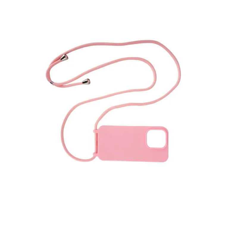 Carcasa Mobile Origin Lanyard compatibila cu iPhone 14 Pro Pink