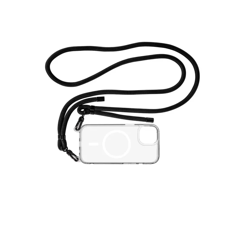 Carcasa Mobile Origin Lanyard MagSafe compatibila cu iPhone 14 Clear