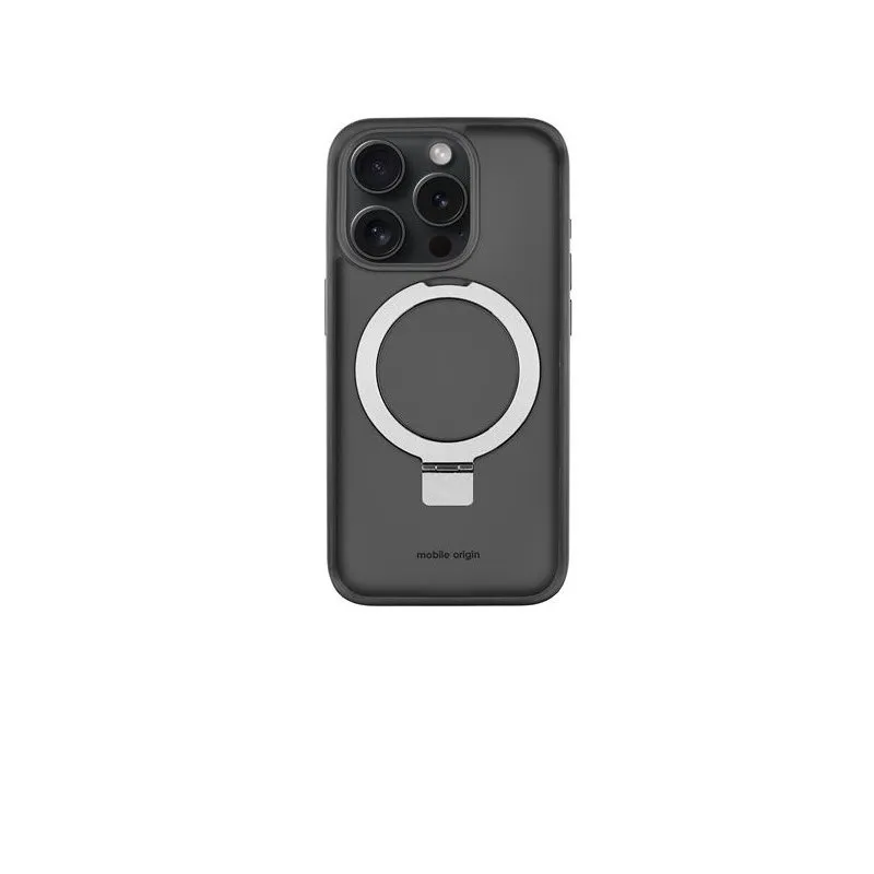 Carcasa Mobile Origin RingMag compatibila cu iPhone 15 Pro Black