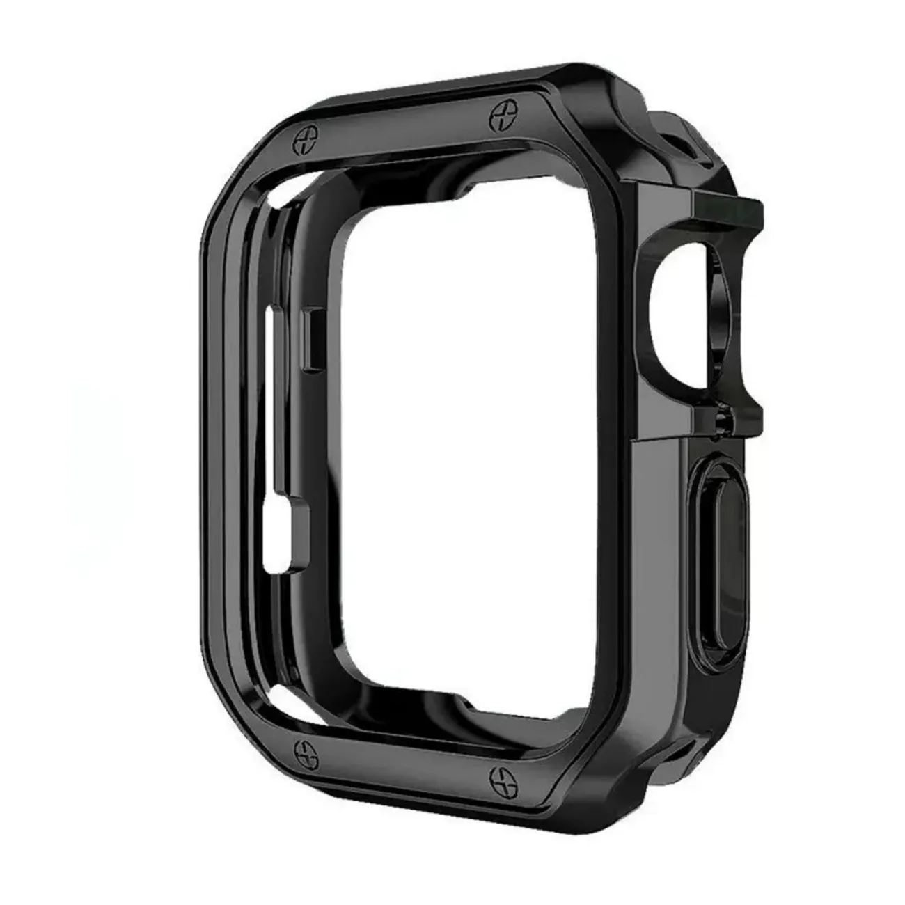 Carcasa Soft Strong compatibila compatibila cu Apple Watch 10 42mm, Negru