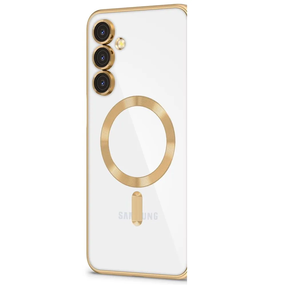 Carcasa TECH-PROTECT MagFlex MagSafe compatibila cu Samsung Galaxy A16 4G / A16 5G Shiny Gold