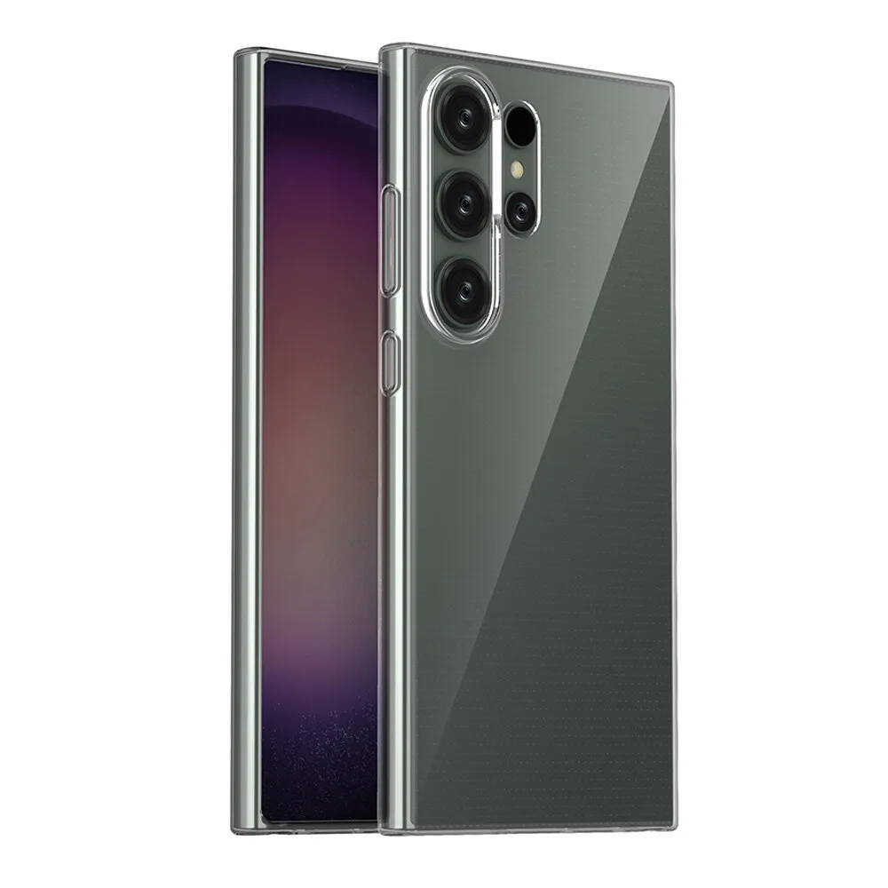 Carcasa Ultra Clear compatibila cu Samsung Galaxy S24 Ultra, TPU, 0.5mm, Transparent