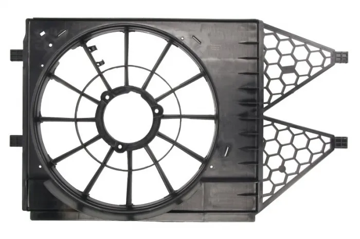 Carcasa ventilator radiator potrivit SEAT IBIZA IV, IBIZA IV SC, IBIZA IV ST; SKODA FABIA II, ROOMSTER; VW POLO IV, POLO V 1.2-1.9D 09.02-