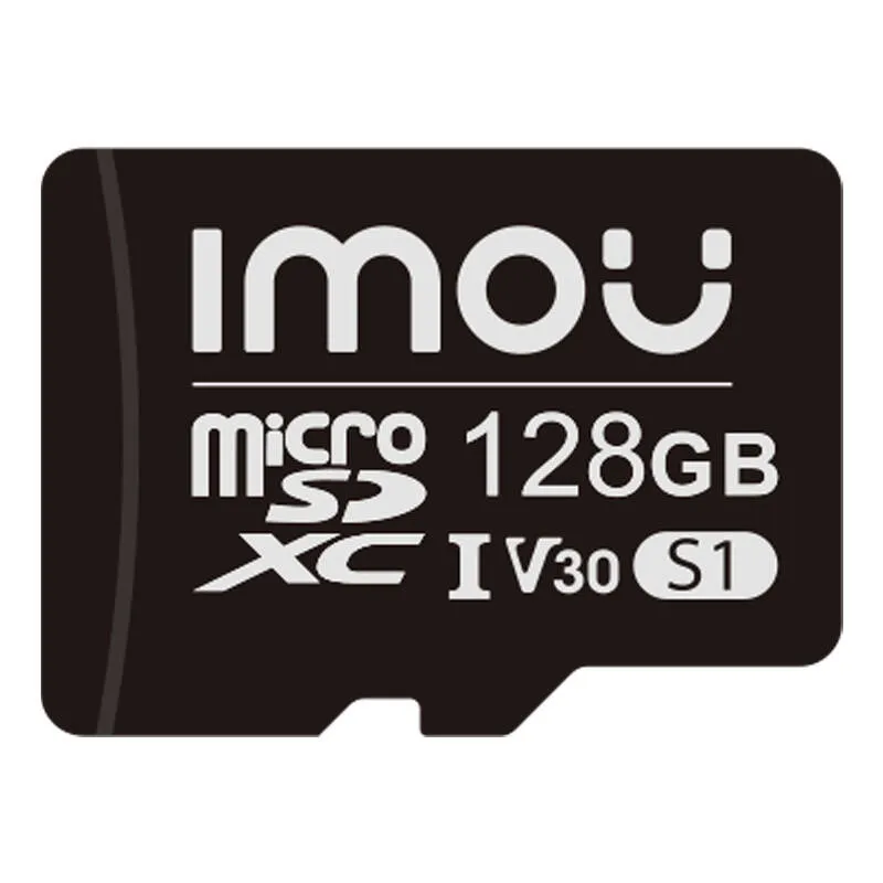 Card de memorie IMOU ST2-128-S1, 128GB microSD, UHS-I, SDHC, 10/U3/V30, 95/38, Negru