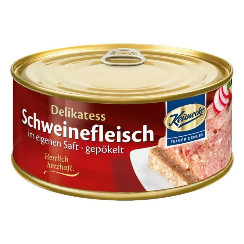 Carne de Porc Delicioasa in Suc Propriu, 300 g, Keunecke