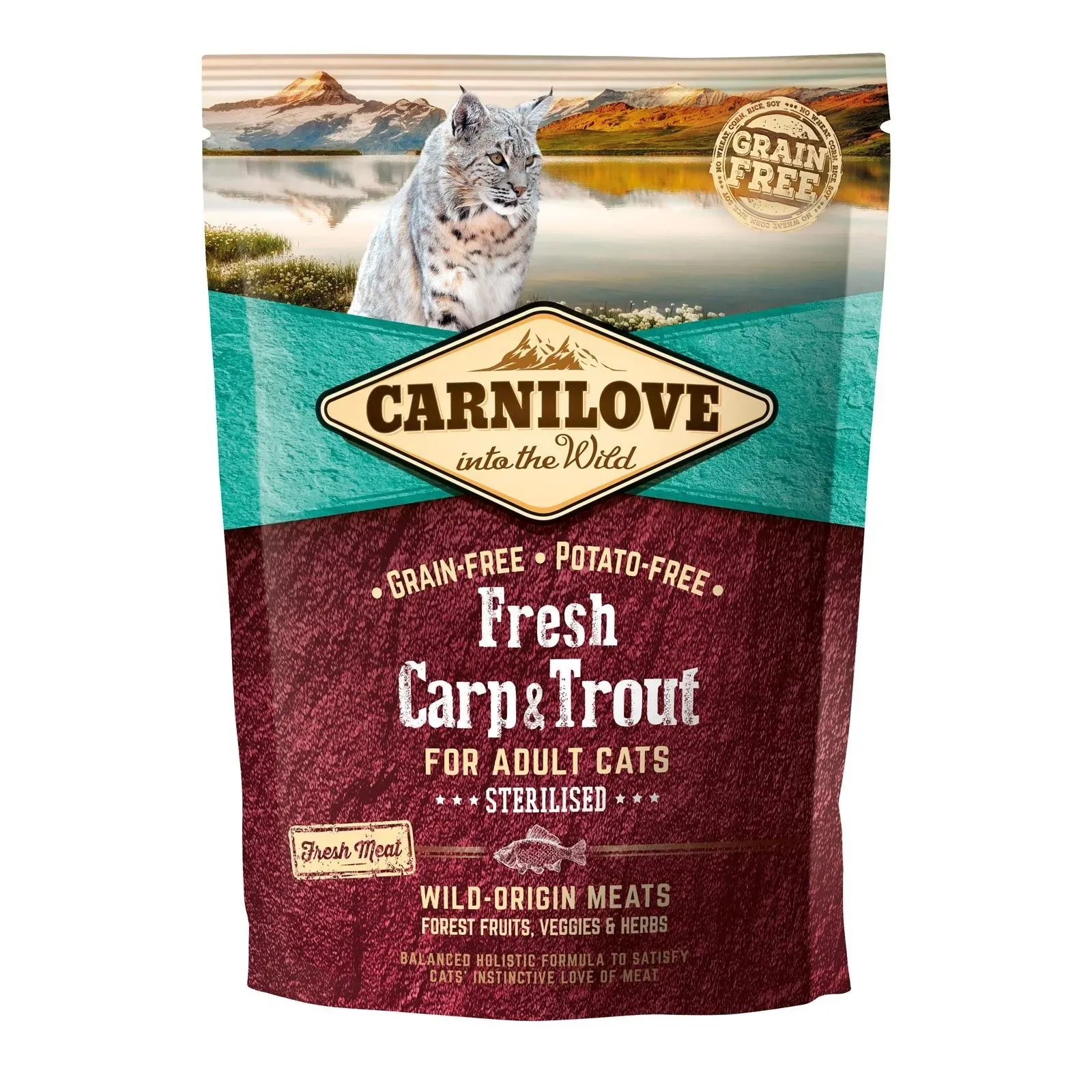 Carnilove Fresh Carp and Trout, Sterilised Adult, 400 g