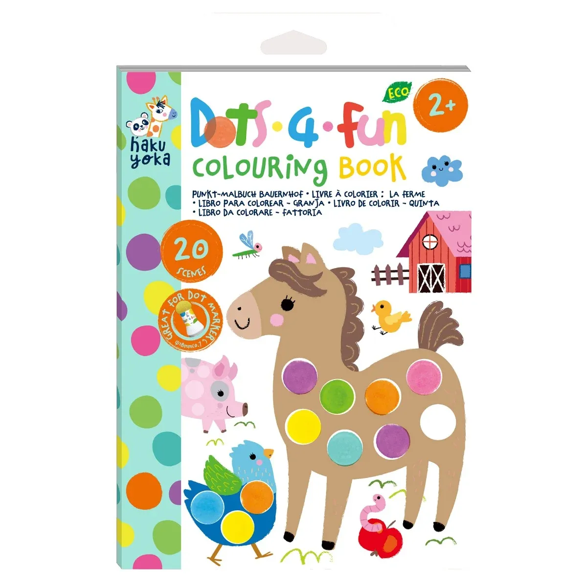Carte de colorat, Avenir, Dots4Fun, Animale de ferma