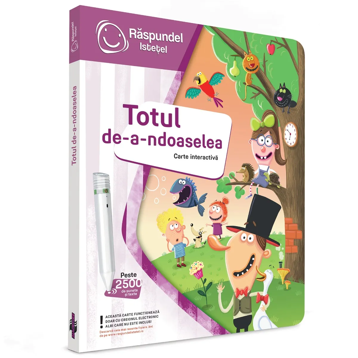 Carte interactiva, Raspundel Istetel, Totul de-a-ndoaselea