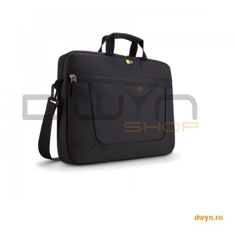 Case&nbsp;Logic Geanta laptop 15.6' Case Logic, compartiment frontal de volum mare, buzunar frontal, poliester, blac
