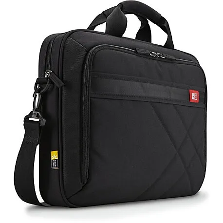 Case&nbsp;Logic Geanta Laptop Case Logic DLC115, 15.6, Poliester, Compartiment Tableta, Maner, Curea Umar, Negru