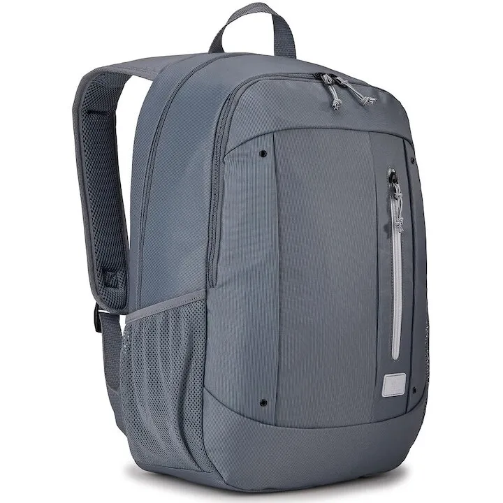 Case&nbsp;Logic Rucsac Case Logic Jaunt, pentru notebook de max. 15.6, 2 compartimente, buzunar frontal, buzunar lateral x 2, waterproof, volum 23 litri, poliester reciclat, gri