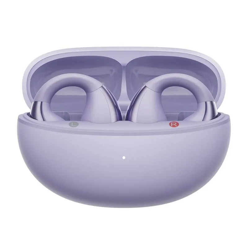 Casti wireless QCY Crossky Clip C30, Bluetooth 5.4, 400 mAh, USB-C, Mov