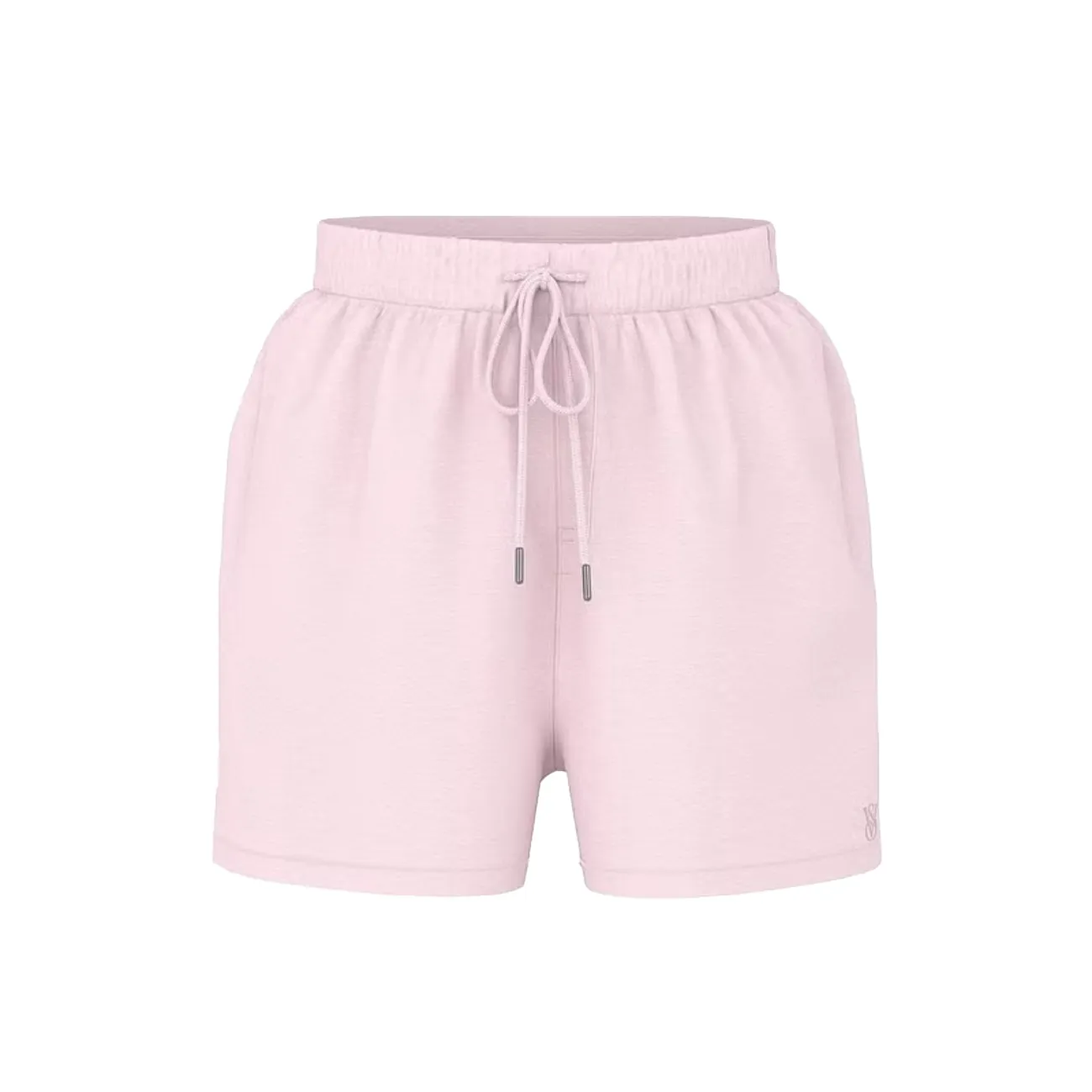 Casual off-duty terry shorts - pink L