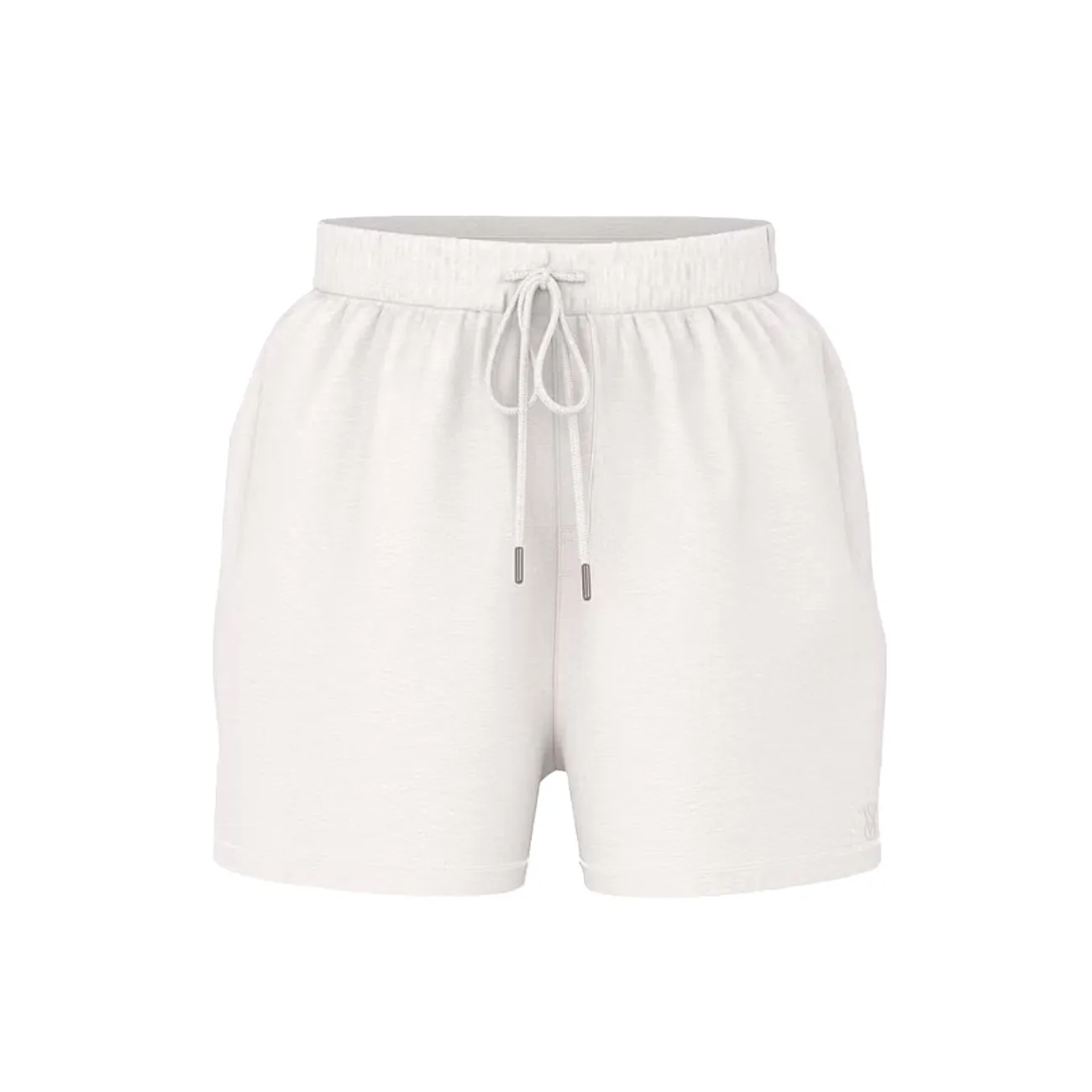 Casual off-duty terry shorts - white L