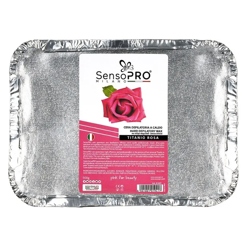 Ceara Epilat Traditionala cu Titanio Rosa, SensoPRO Milano, 500 g