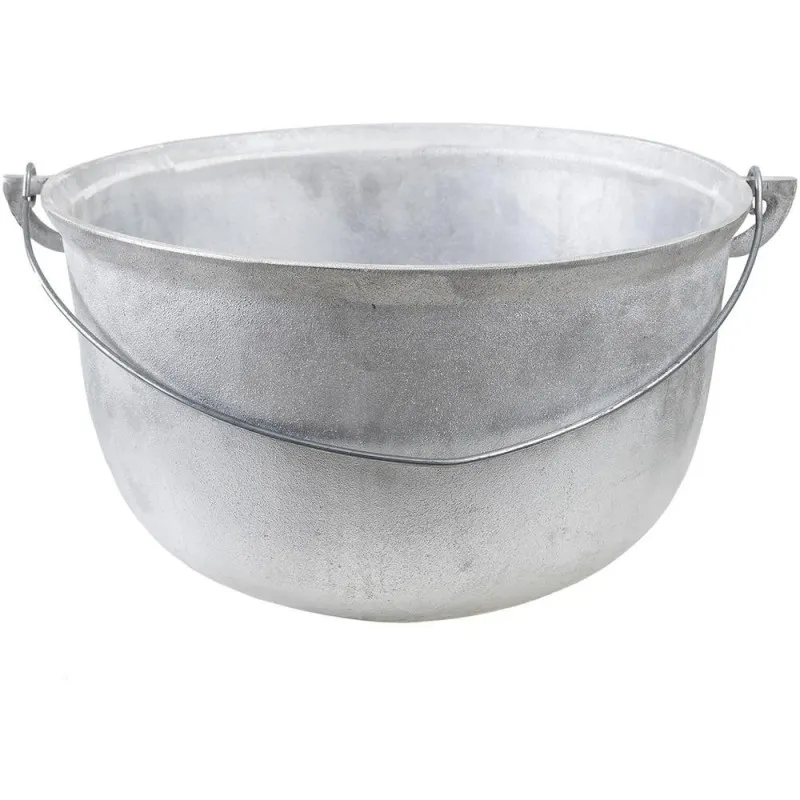 Ceaun Tuci din Aluminiu, 15 l, Fund Rotund