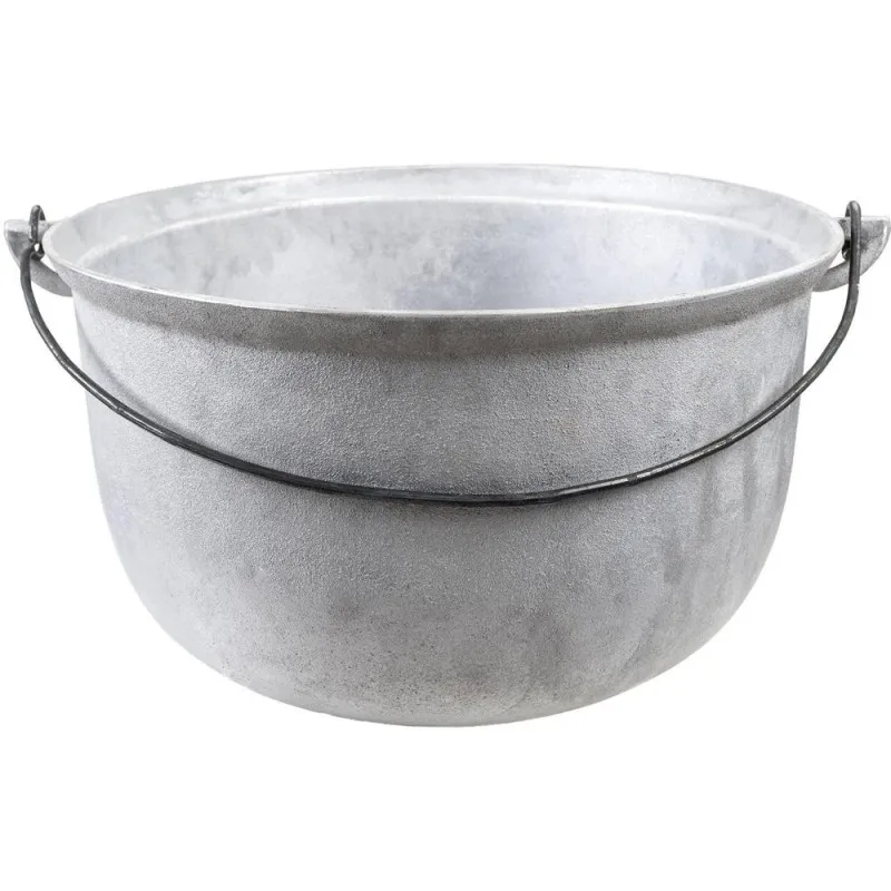 Ceaun Tuci din Aluminiu, 35 l, Fund Rotund